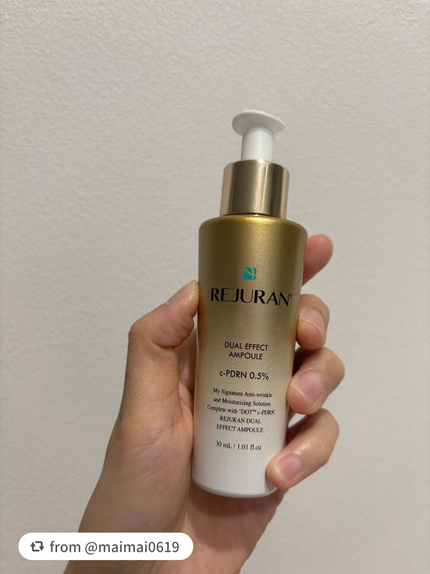 【maimai0619さんから引用】

“👑REJURAN COSMETICS
デュアル エフェクト アンプル👑

最初に、スポイトに美容液をひいてから
キャップを外します🍀*゜

適量を毎日つけられて最高👍🩷


point🥇