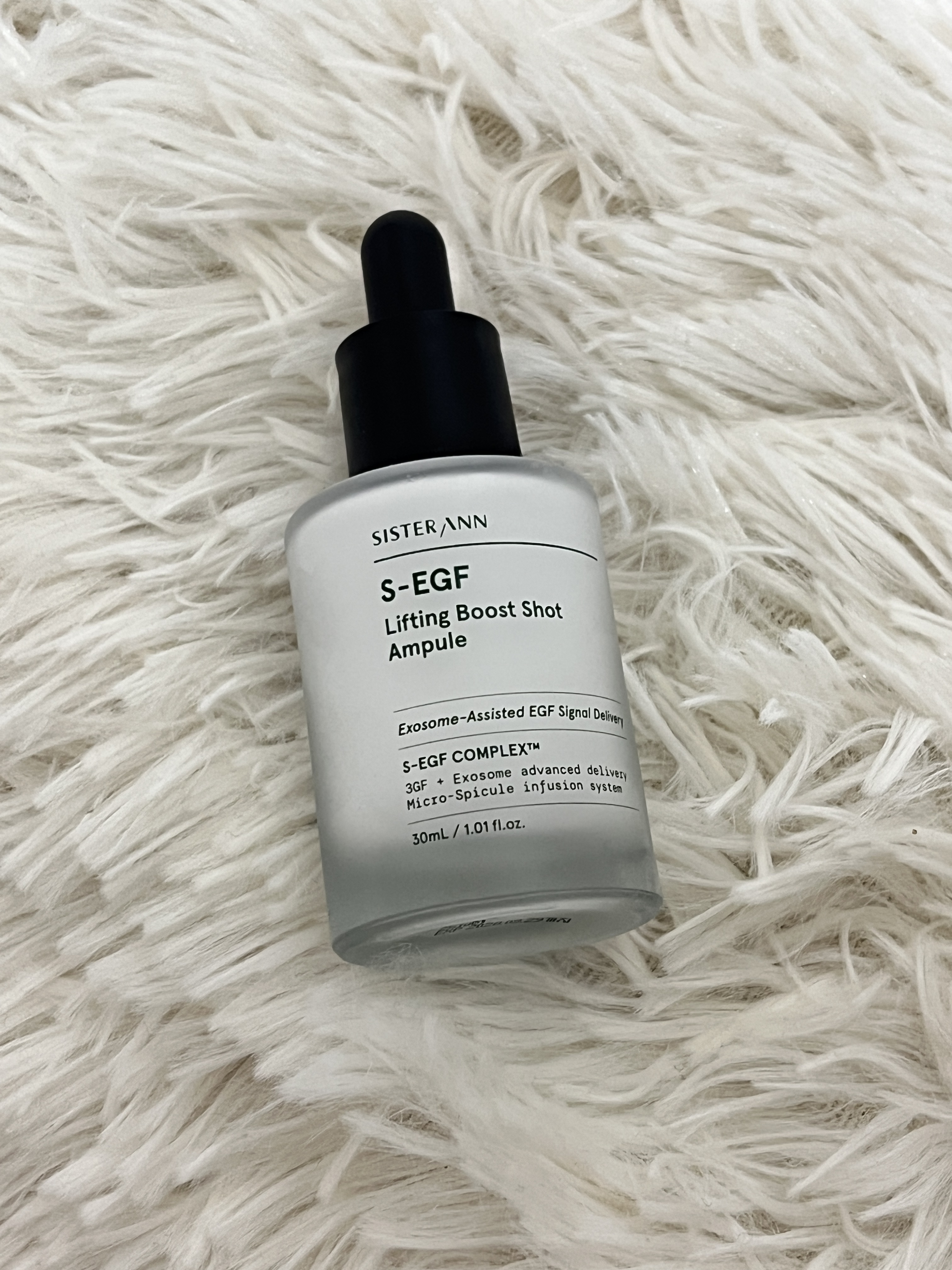 S-EGF エクソソームブーストショット美容液/SISTER ANN/美容液を使ったクチコミ（1枚目）
