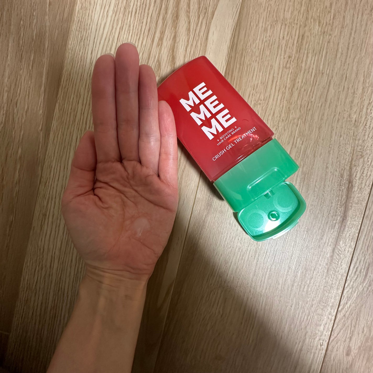 MEMEME クラッシュジェルトリートメント/MEMEME/アウトバストリートメントを使ったクチコミ(3枚目)