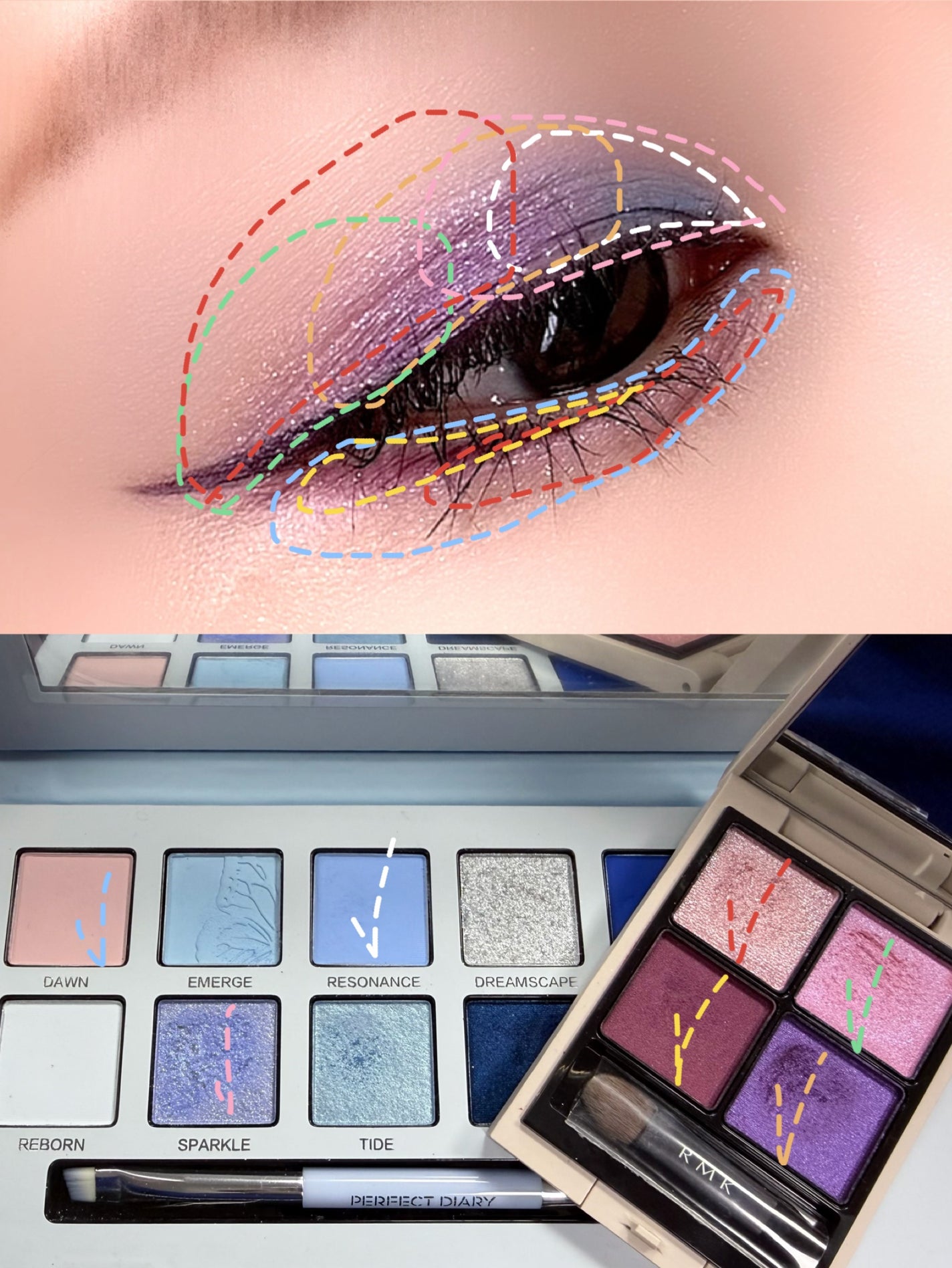 エクスプローラ12色 動物アイシャドウパレット/PERFECT DIARY/アイシャドウパレットを使ったクチコミ(4枚目)