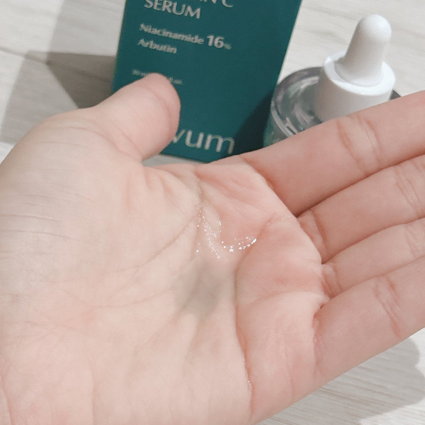 グリーンシトラスビタミンCセラム/Luvum/美容液を使ったクチコミ(3枚目)