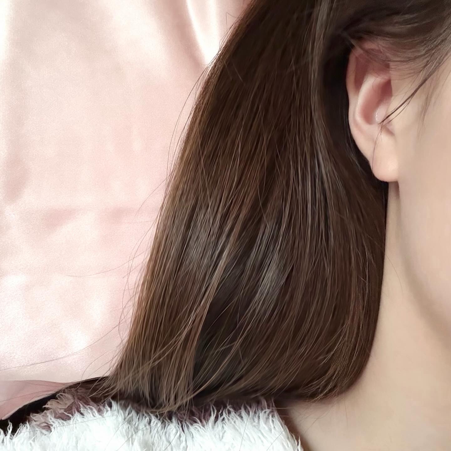 シルク枕カバー/Utukky/ヘアケアグッズを使ったクチコミ（3枚目）