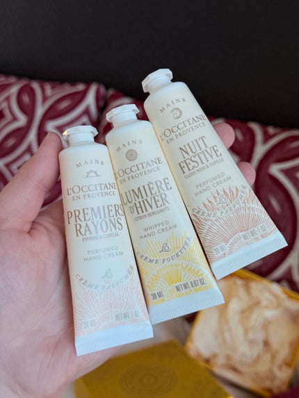 ニュイ フェスティブ パフュームド ハンドクリーム/L'OCCITANE/ハンドクリームを使ったクチコミ(2枚目)