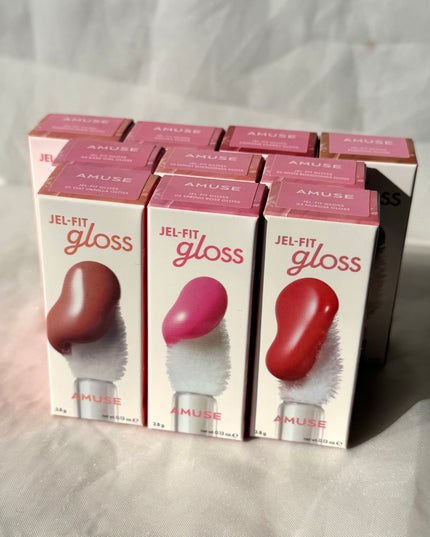 ジェルフィットグロス/AMUSE/リップグロスを使ったクチコミ(9枚目)