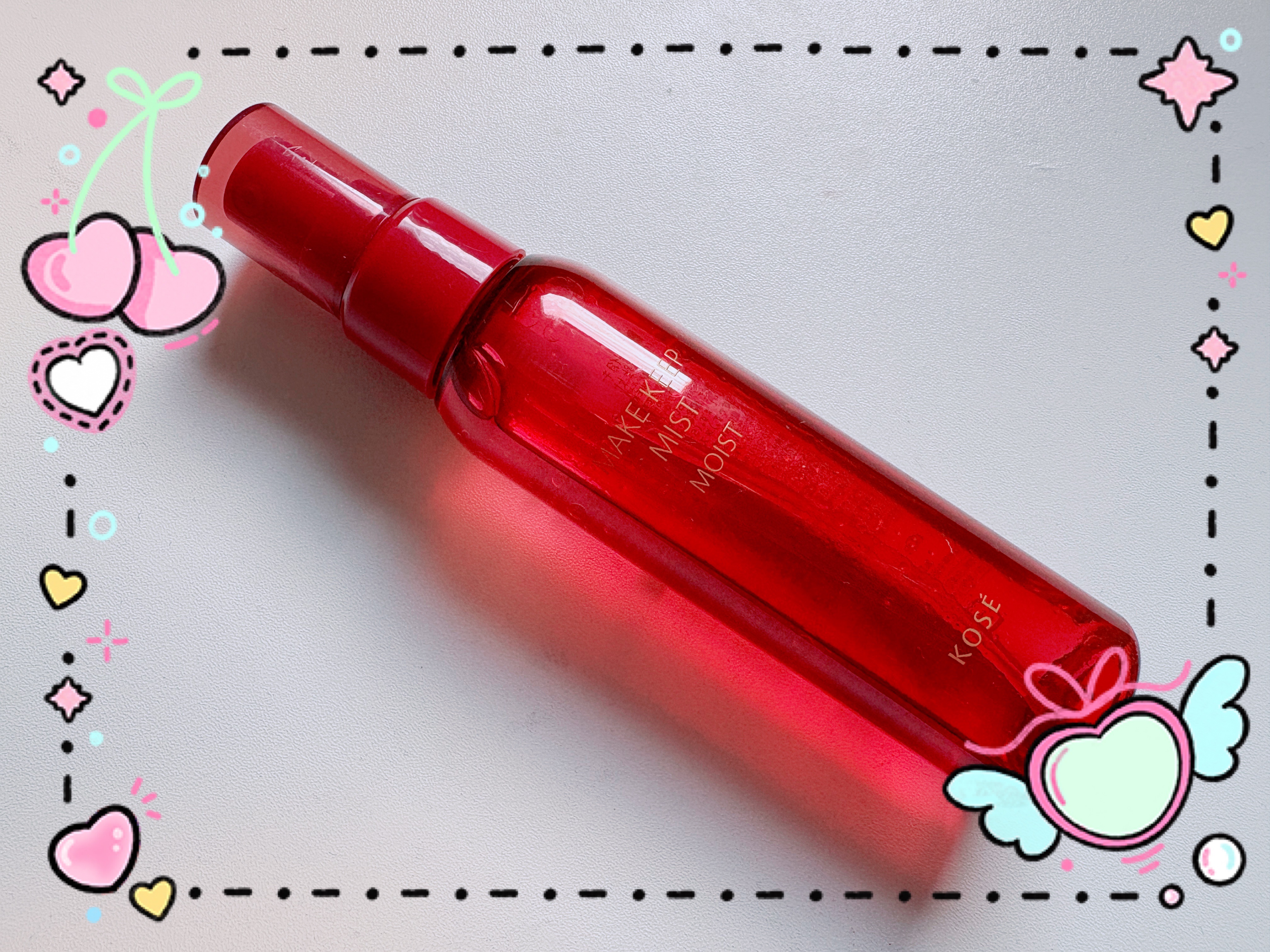 メイク キープ ミスト EX + モイスト TEA/コーセーコスメニエンス/フィックスミストを使ったクチコミ（1枚目）