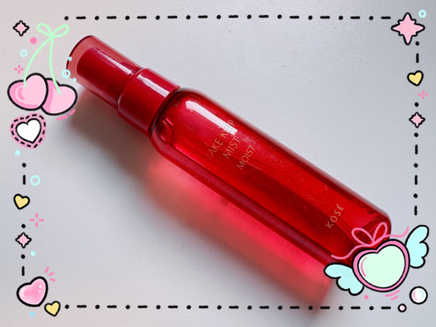 メイク キープ ミスト EX + モイスト TEA/コーセーコスメニエンス/フィックスミストを使ったクチコミ(1枚目)