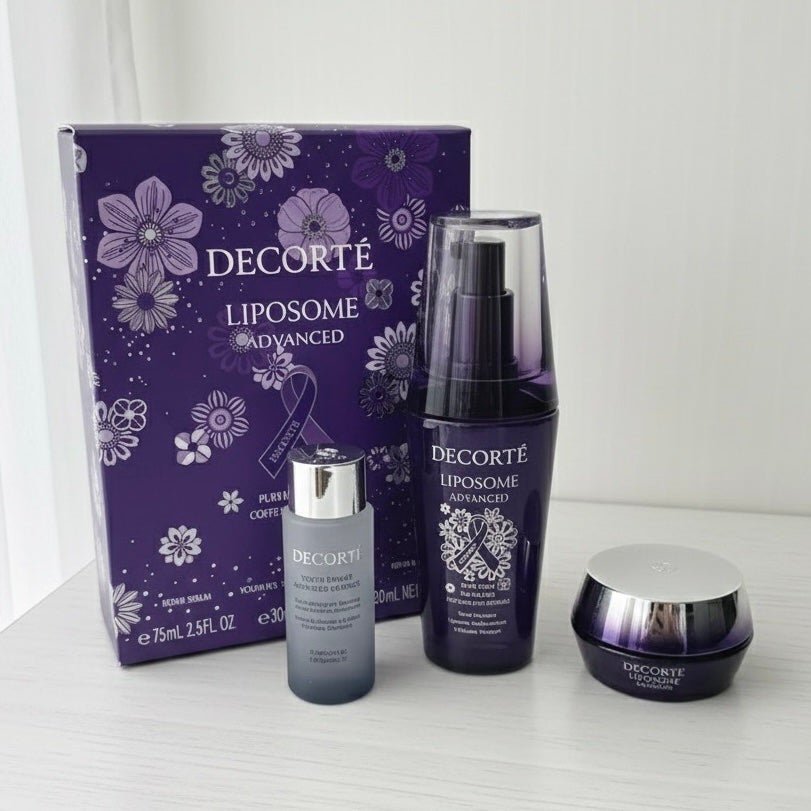 コスメデコルテ リポソーム アドバンスト リペアセラム パープルリボン セット 2025/DECORTÉ/スキンケアキットを使ったクチコミ(1枚目)