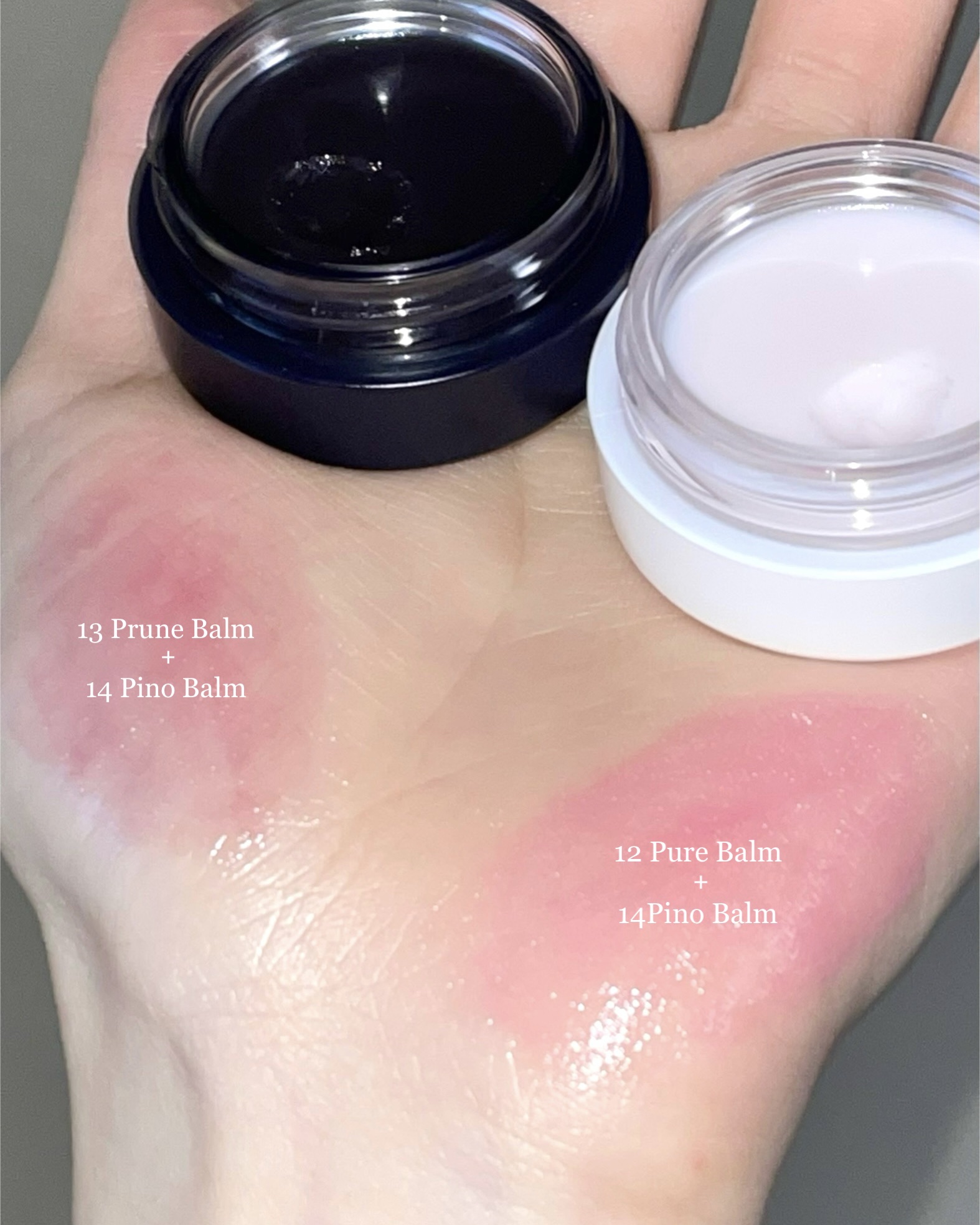GLOWY TINT BALM 12 ピュアバーム/AOU/リップグロスを使ったクチコミ（2枚目）