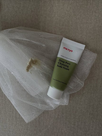 ソーダ洗顔料/manyo/洗顔フォームを使ったクチコミ(1枚目)