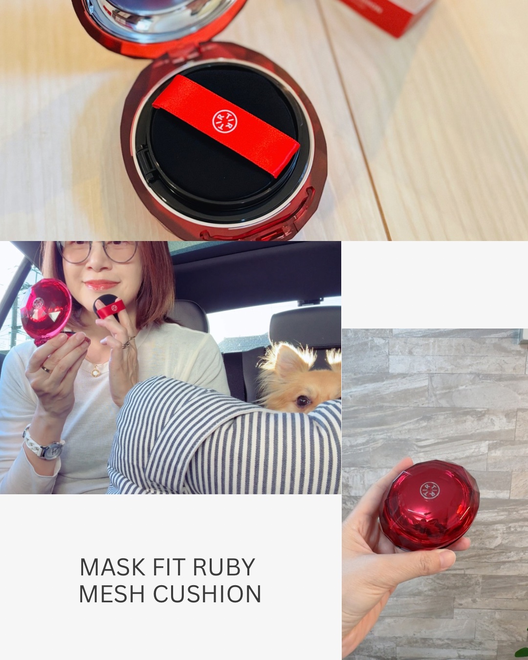 TIRTIR(ティルティル) MASK FIT RUBY MESH CUSHIONのクチコミ「🆕新登場✨ TIRTIR からグロウ肌作るクッションファンデMASK FIT RUBY MES.....」（3枚目）