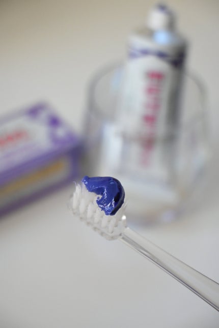 ホワイトニングパープルコレクター歯磨き粉/EUTHYMOL/その他を使ったクチコミ(4枚目)