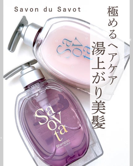サボンドサボタ モイストプランプペアセット 雪華ラベンダーティー(シャンプー&トリートメント+お試し2連サシェ) /Savon du Savota/その他キットセットを使ったクチコミ(1枚目)