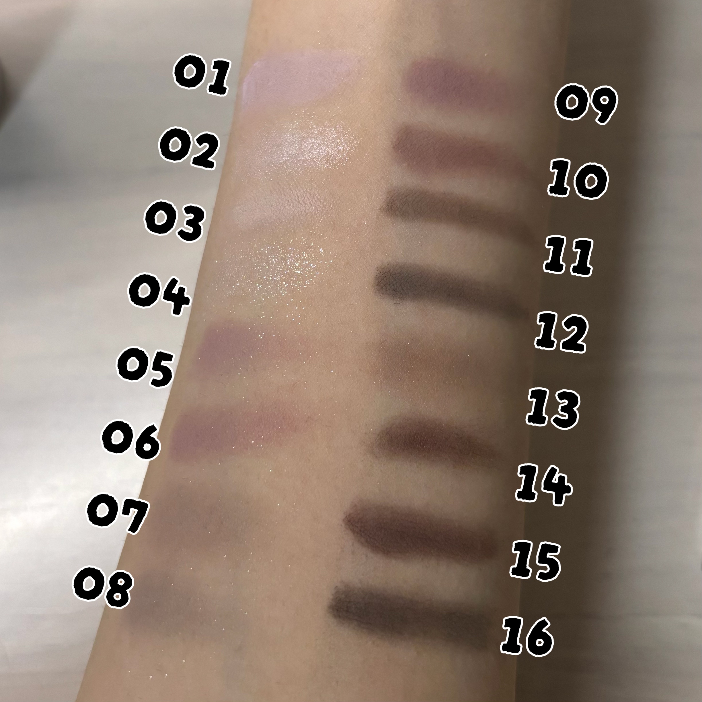 ソフトブラーリングアイパレット/wakemake/アイシャドウパレットを使ったクチコミ（3枚目）