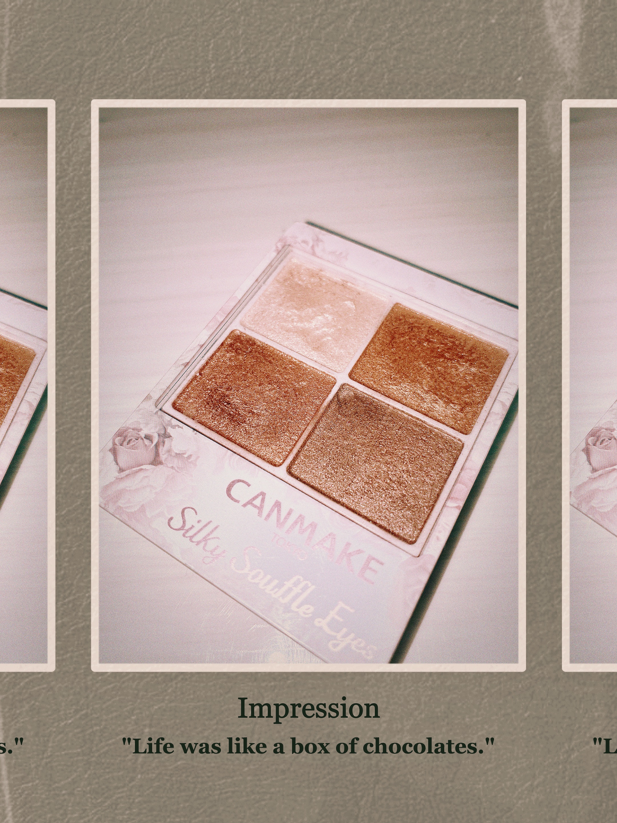 シルキースフレアイズ/キャンメイク/アイシャドウパレットを使ったクチコミ（1枚目）