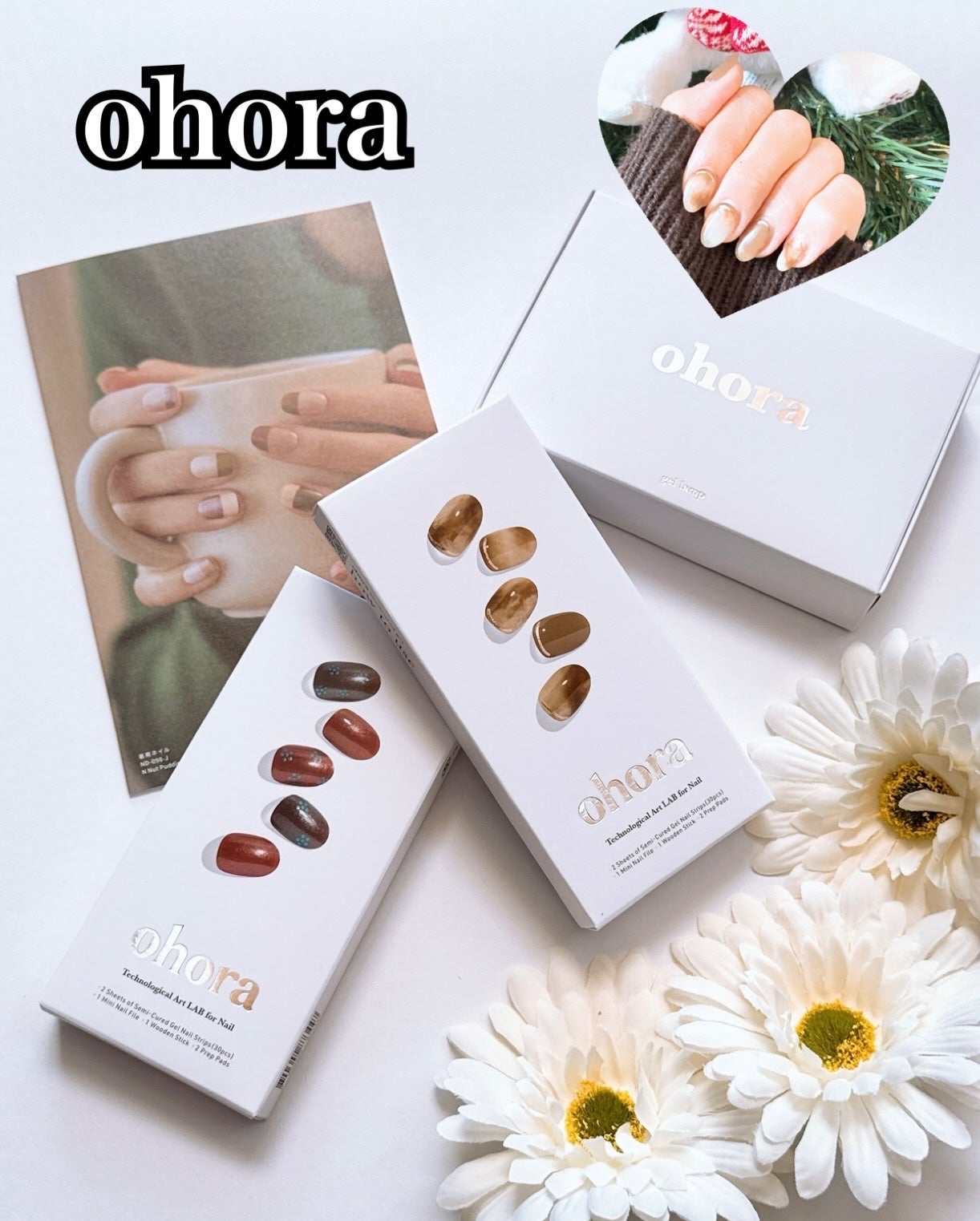 セミキュアジェルネイル(ハンド)/ohora/ネイルシールを使ったクチコミ(1枚目)