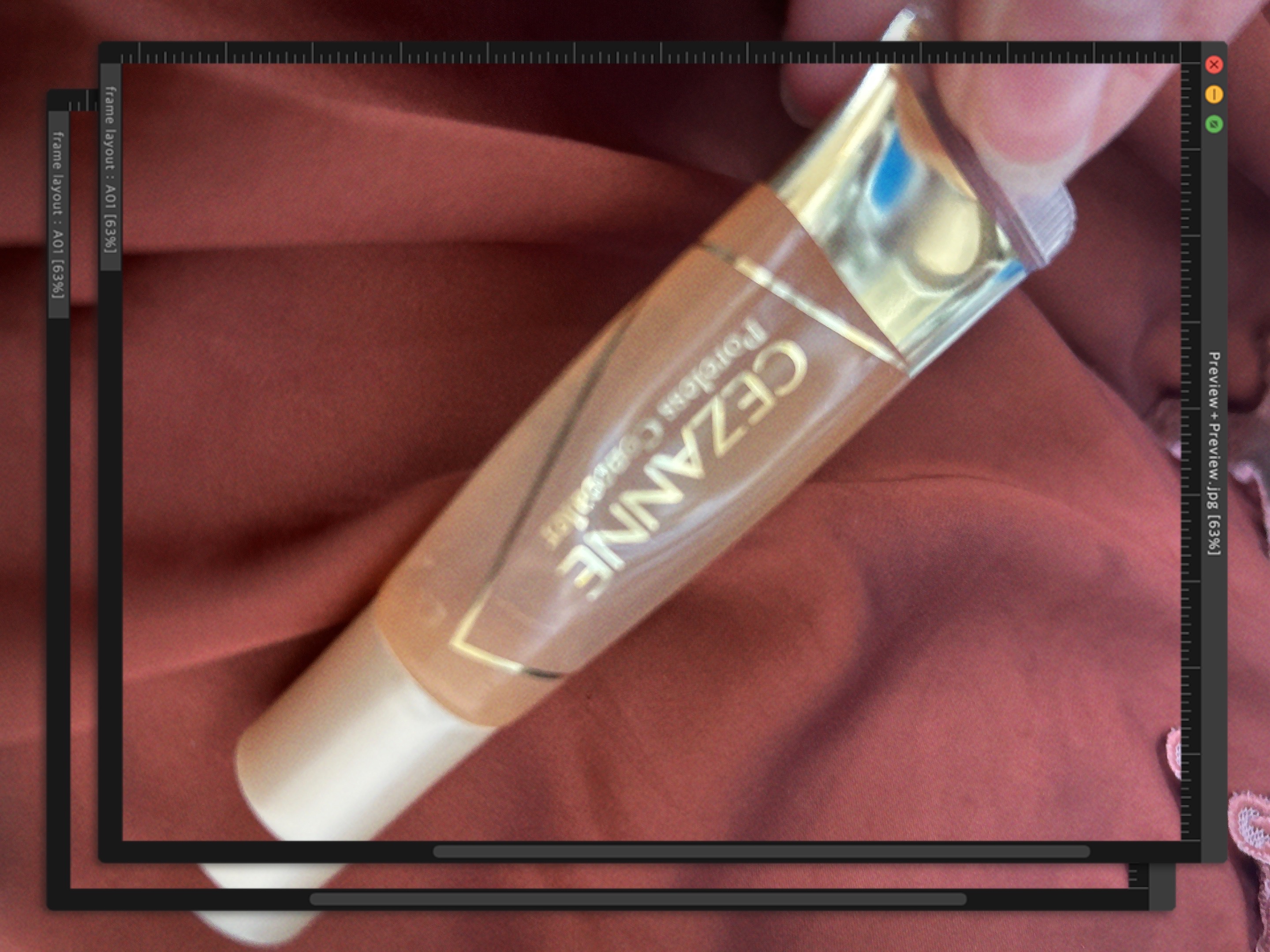 毛穴レスコンシーラー/CEZANNE/クリームコンシーラーを使ったクチコミ（1枚目）