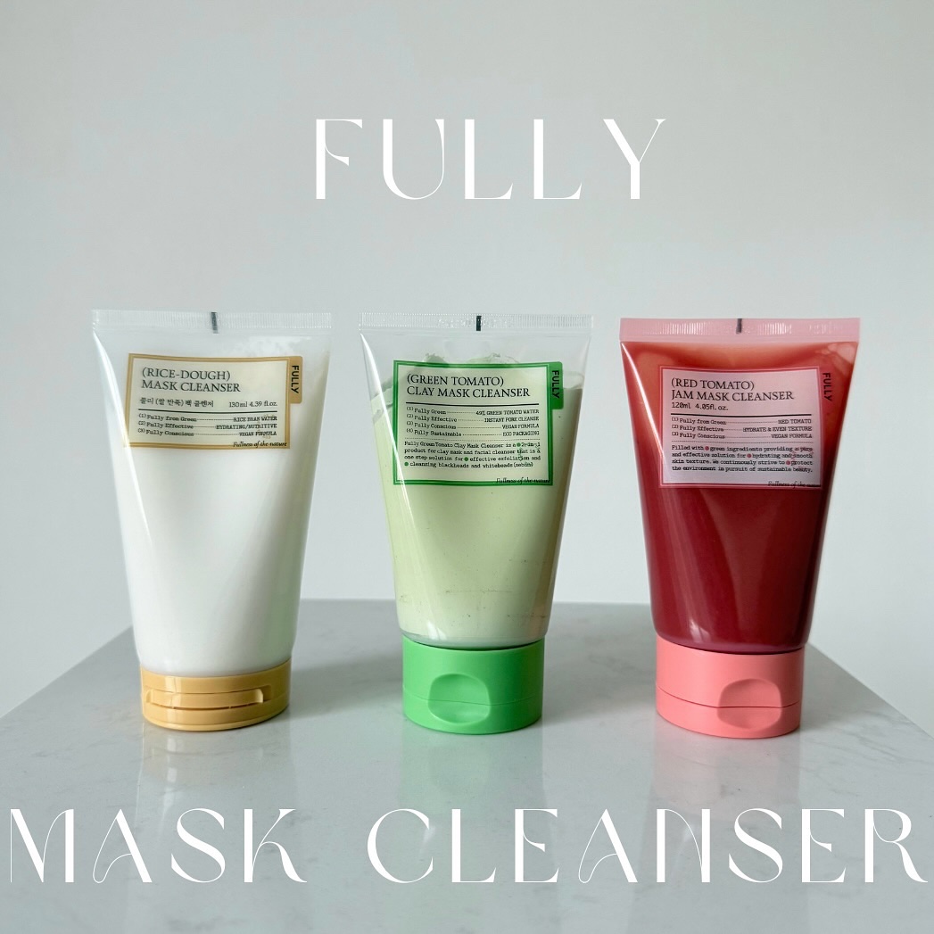 🤍

＼ 人気のクレンザー3種を比較 ／

▫️FULLY  

FULLYといえばパックと洗顔が1本で完了する
"2 in 1"タイプのクレンザー

実は3種あるんです🫧

何が違うの？ということでbibintのワークショップにて
直