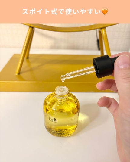 パフュームヘアオイル オスマンサス/La'dor/ヘアオイルを使ったクチコミ(3枚目)