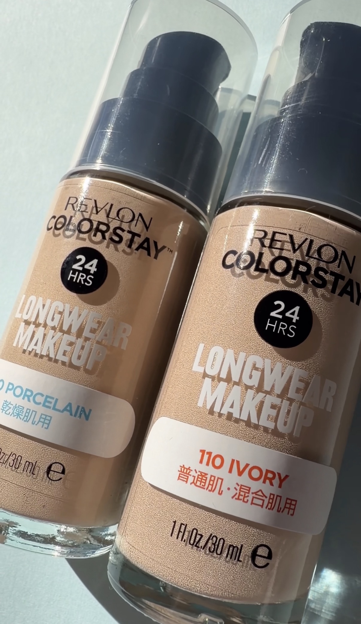 カラーステイ ロングウェア メイクアップ 110 アイボリー/REVLON/リキッドファンデーションを使ったクチコミ（1枚目）