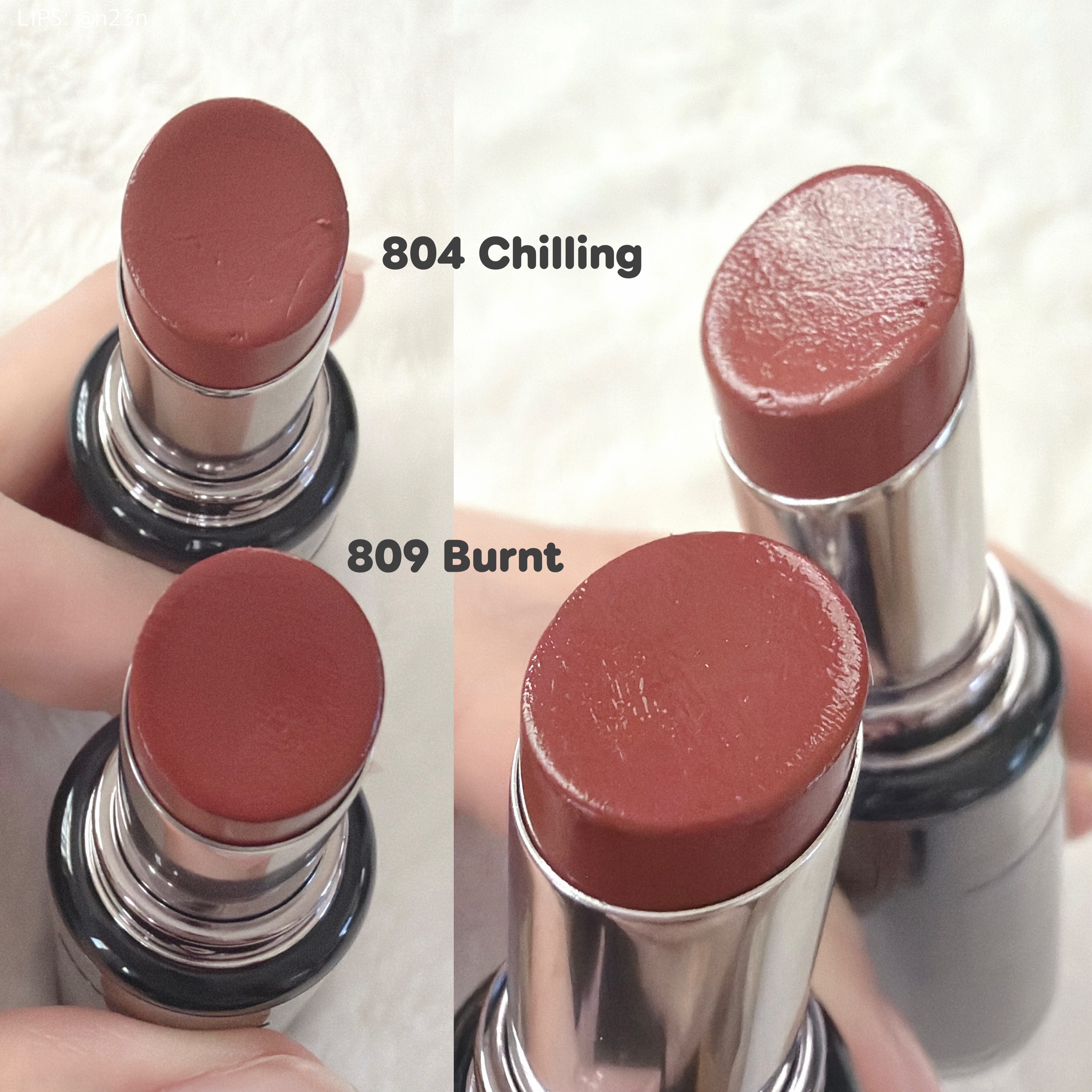ラカ デビルリップ #804 Chilling チリング/Laka/口紅を使ったクチコミ（2枚目）