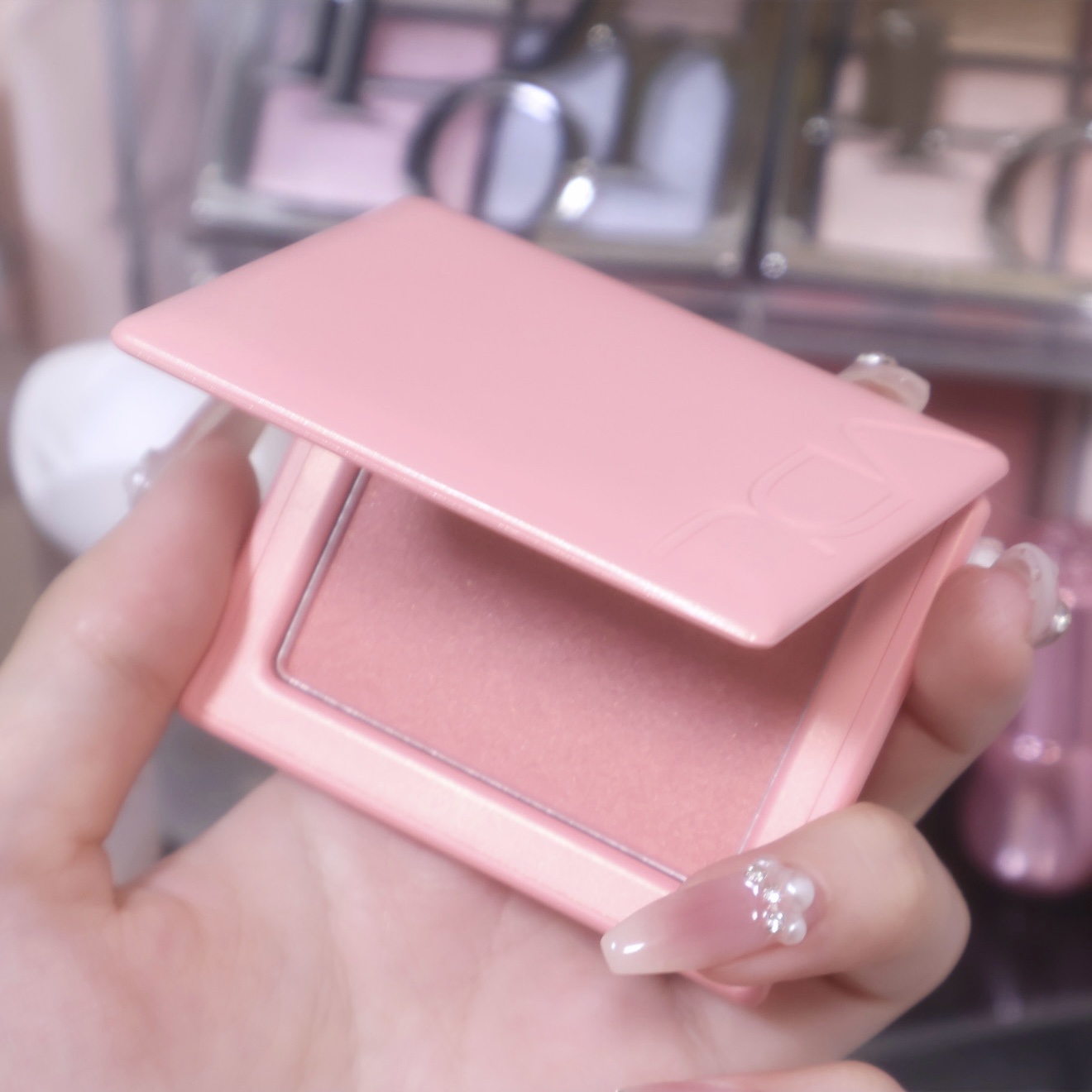 チークステイン ブラッシャー 14 モモ ピーチ【ももち×VDLコラボカラー】/VDL/パウダーチークを使ったクチコミ（2枚目）