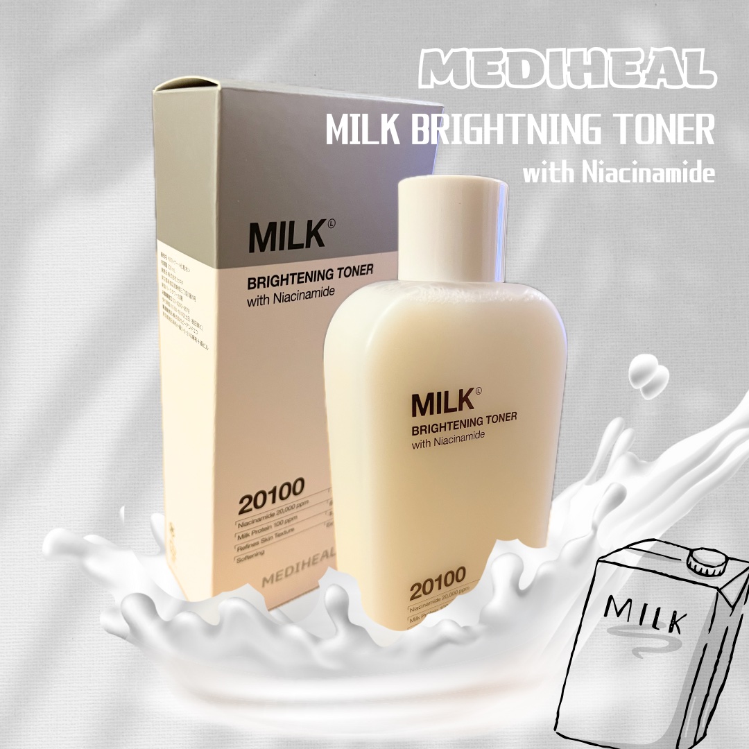 ミルクブライトニングトナー/MEDIHEAL/化粧水を使ったクチコミ（1枚目）