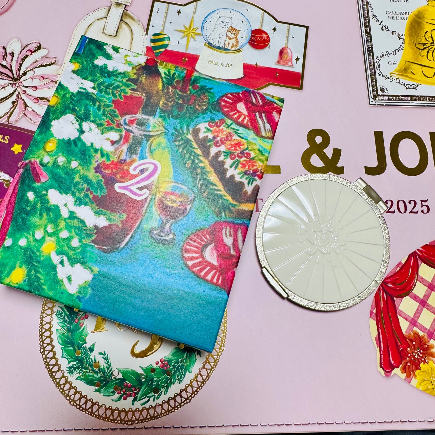 ポール&ジョーアドベントカレンダー2025/PAUL & JOE BEAUTE/メイクアップキットを使ったクチコミ(3枚目)