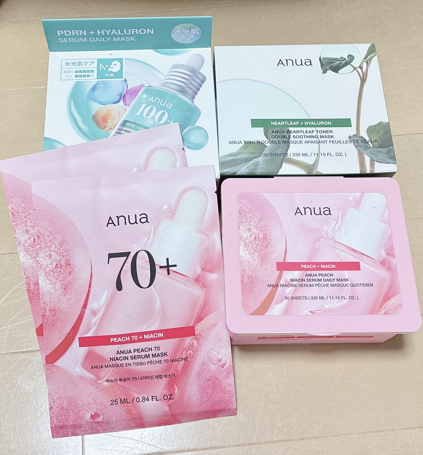 ANUA (アヌア)桃ナイアシンセラムデイリーマスクパック30枚入り  30枚入り/Anua/その他スキンケアを使ったクチコミ（1枚目）