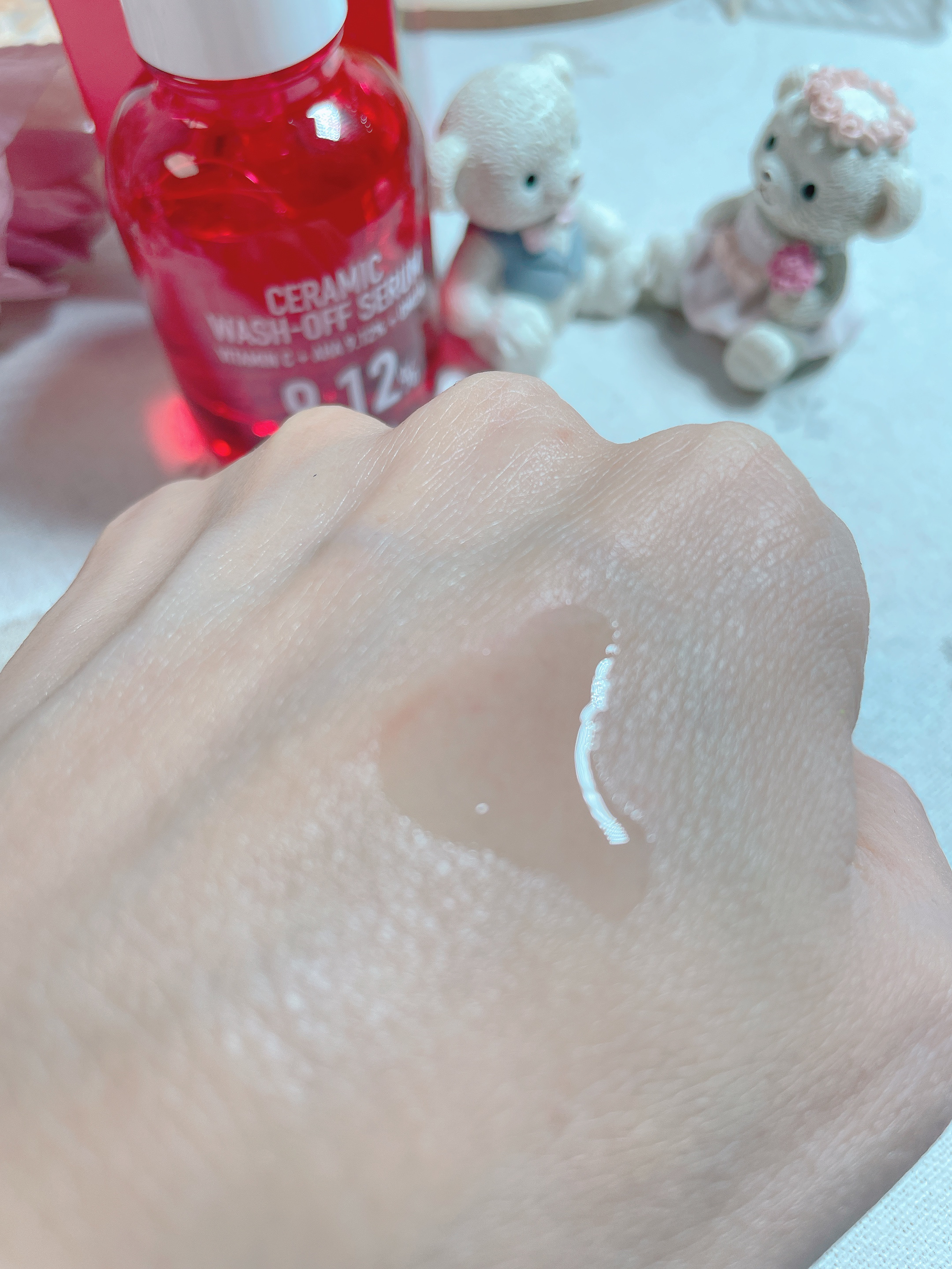 AHA 9.12 オミジャ 陶器肌 ウォッシュオフ セラム/parnell/美容液を使ったクチコミ（2枚目）