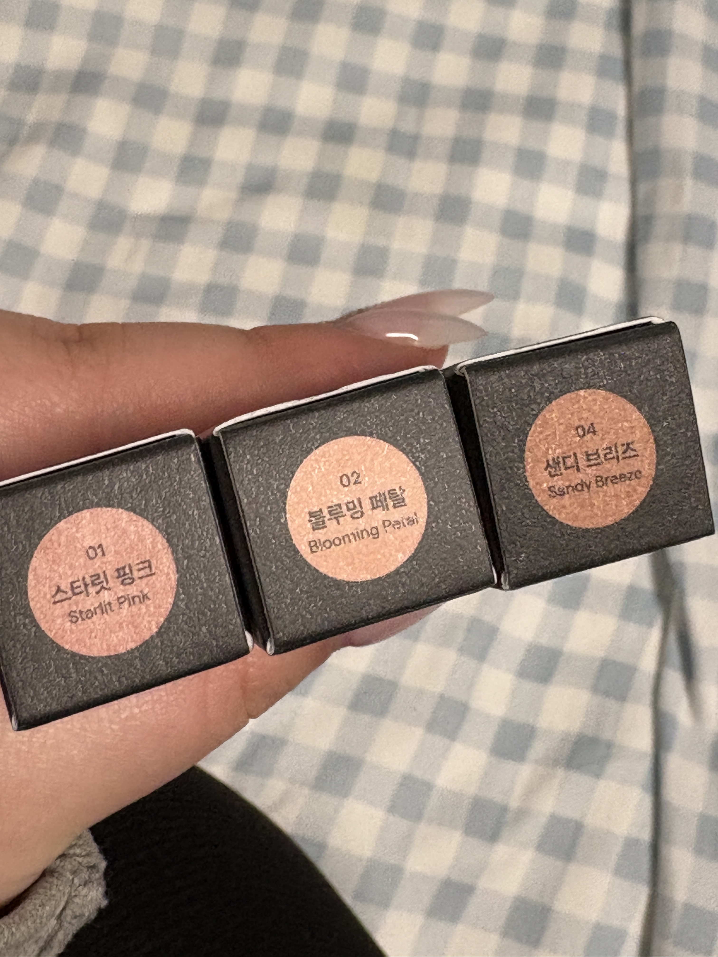 クリームスティックシャドウ 01 スターリットピンク/SISTER ANN/スティックアイシャドウを使ったクチコミ（2枚目）