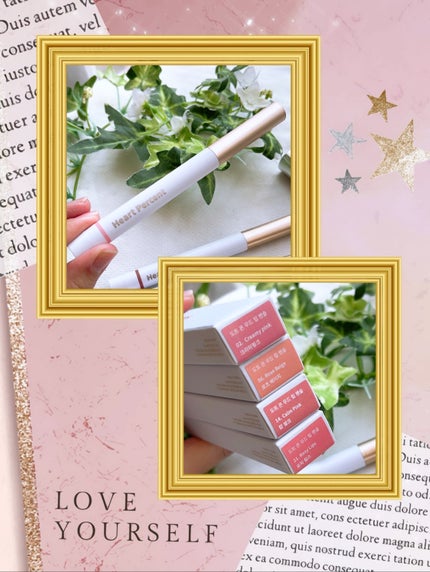 ドットオンムードリップペンシル/Heart Percent/リップライナーを使ったクチコミ(2枚目)