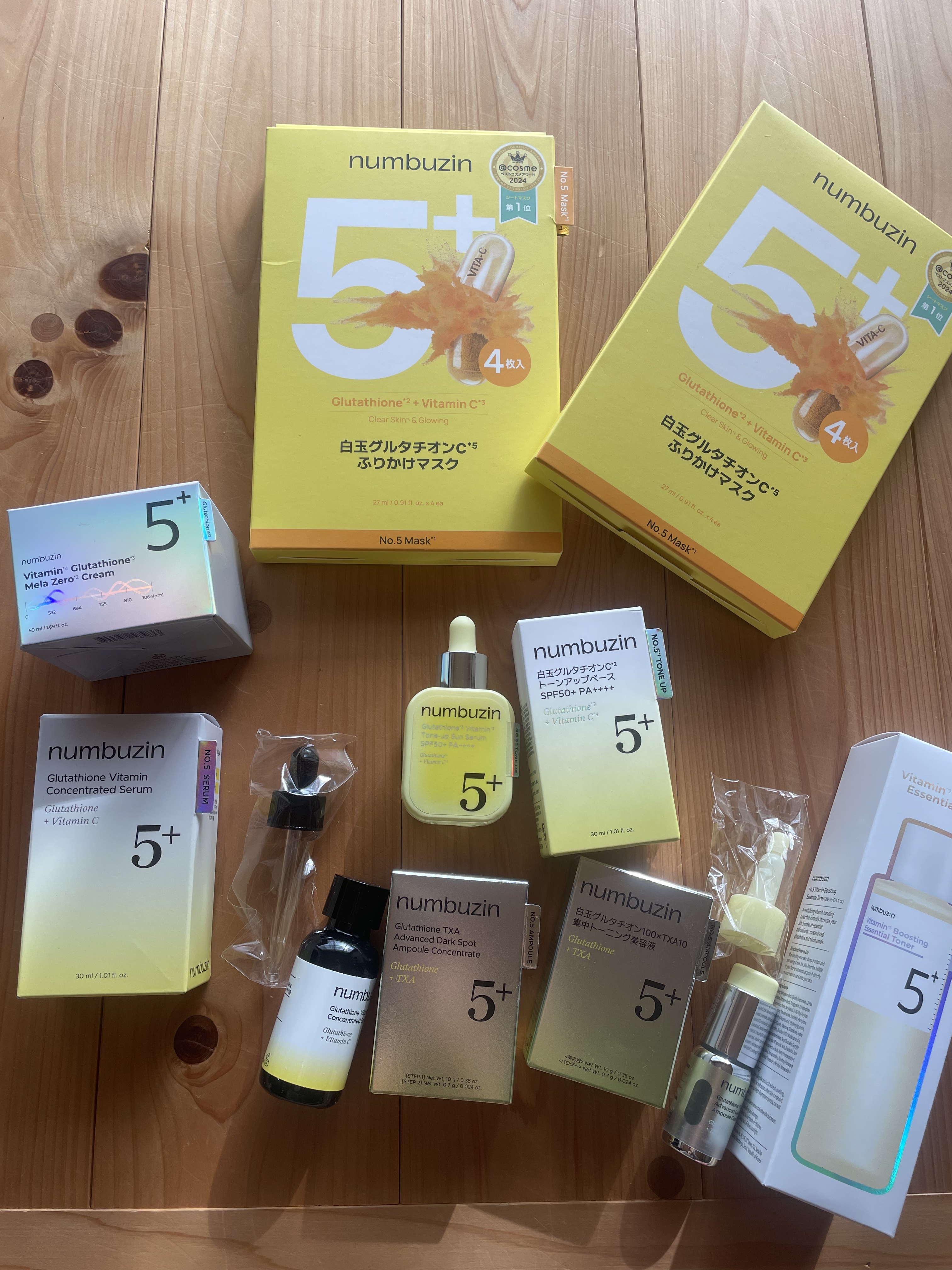 5番 白玉グルタチオンＣ美容液/numbuzin/美容液を使ったクチコミ（2枚目）