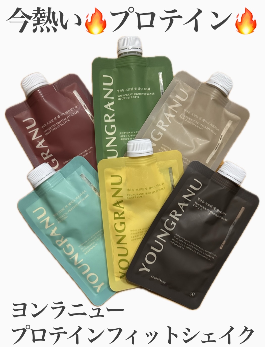 ヨンラニュープロテインフィットシェイク/YOUNGRANU/その他プロテインを使ったクチコミ（1枚目）