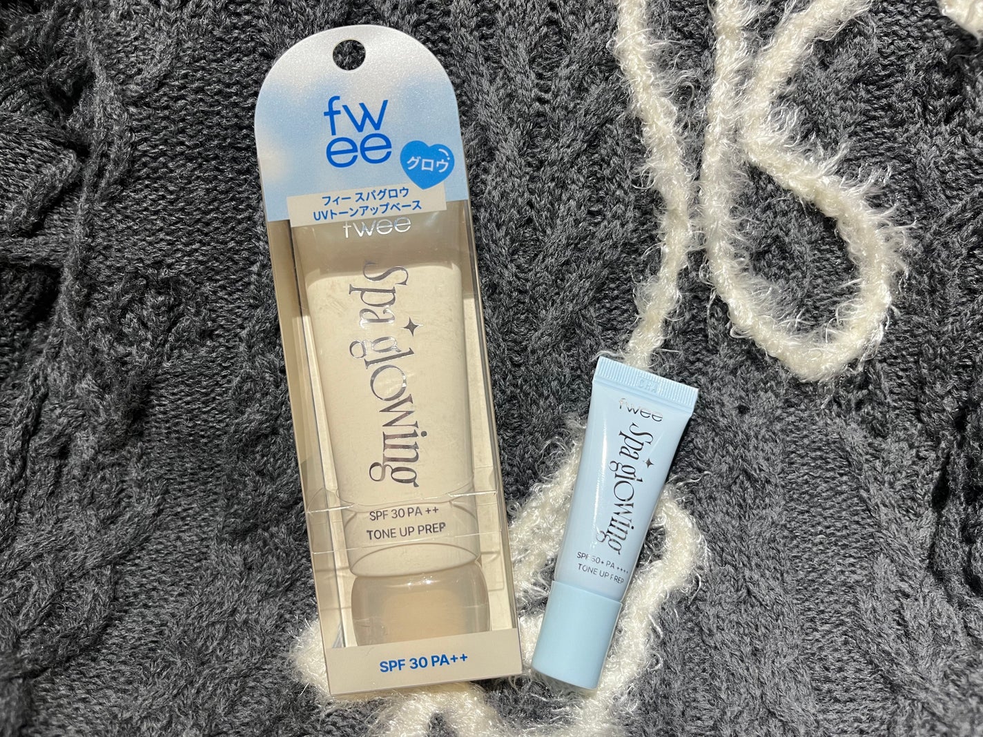 スパグロウUVトーンアップベース/fwee/化粧下地を使ったクチコミ(1枚目)