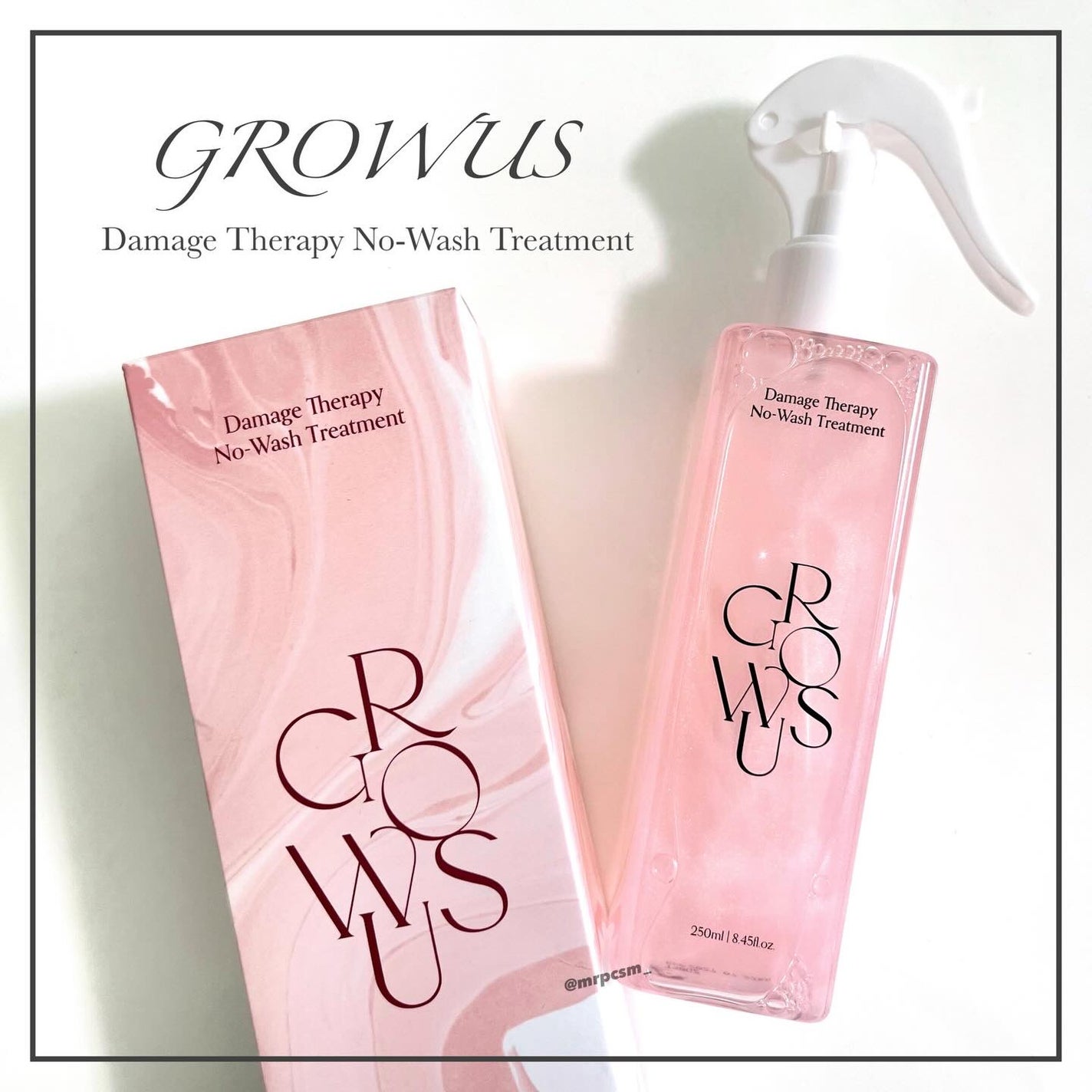 洗い流さないトリートメント/GROWUS/アウトバストリートメントを使ったクチコミ(1枚目)