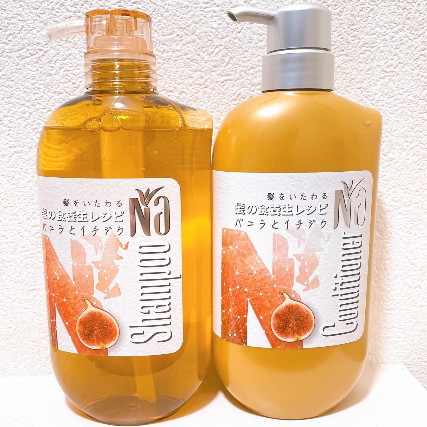 Na シャンプーモイスチャー＆シャイン　バニラフラワー＆イチジクレシピ/王子製薬/ノンシリコンシャンプーを使ったクチコミ（2枚目）