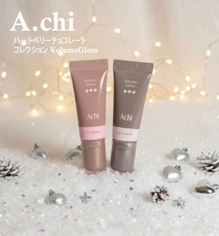 ハ-卜ベリ-チョコレートコレクションボリュームグロス/A.chi/リップティントを使ったクチコミ(1枚目)
