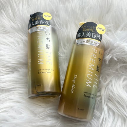 THE PREMIUM エクストラダメージケアシャンプー/トリートメント(シャイニーモイスト)/いち髪/市販シャンプーを使ったクチコミ(1枚目)