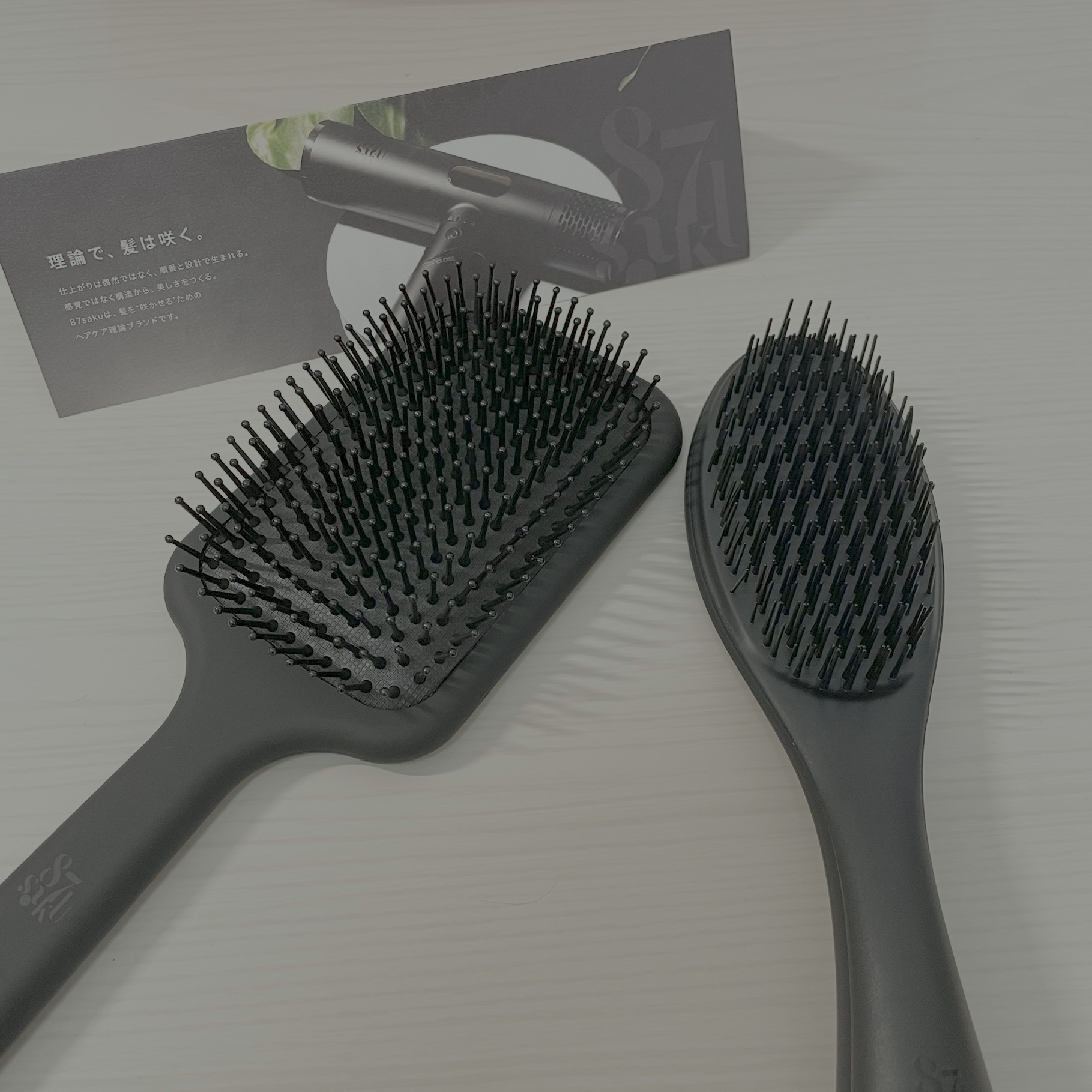 87saku ハナサク デタングリングブラシ/87saku/ヘアブラシを使ったクチコミ（1枚目）