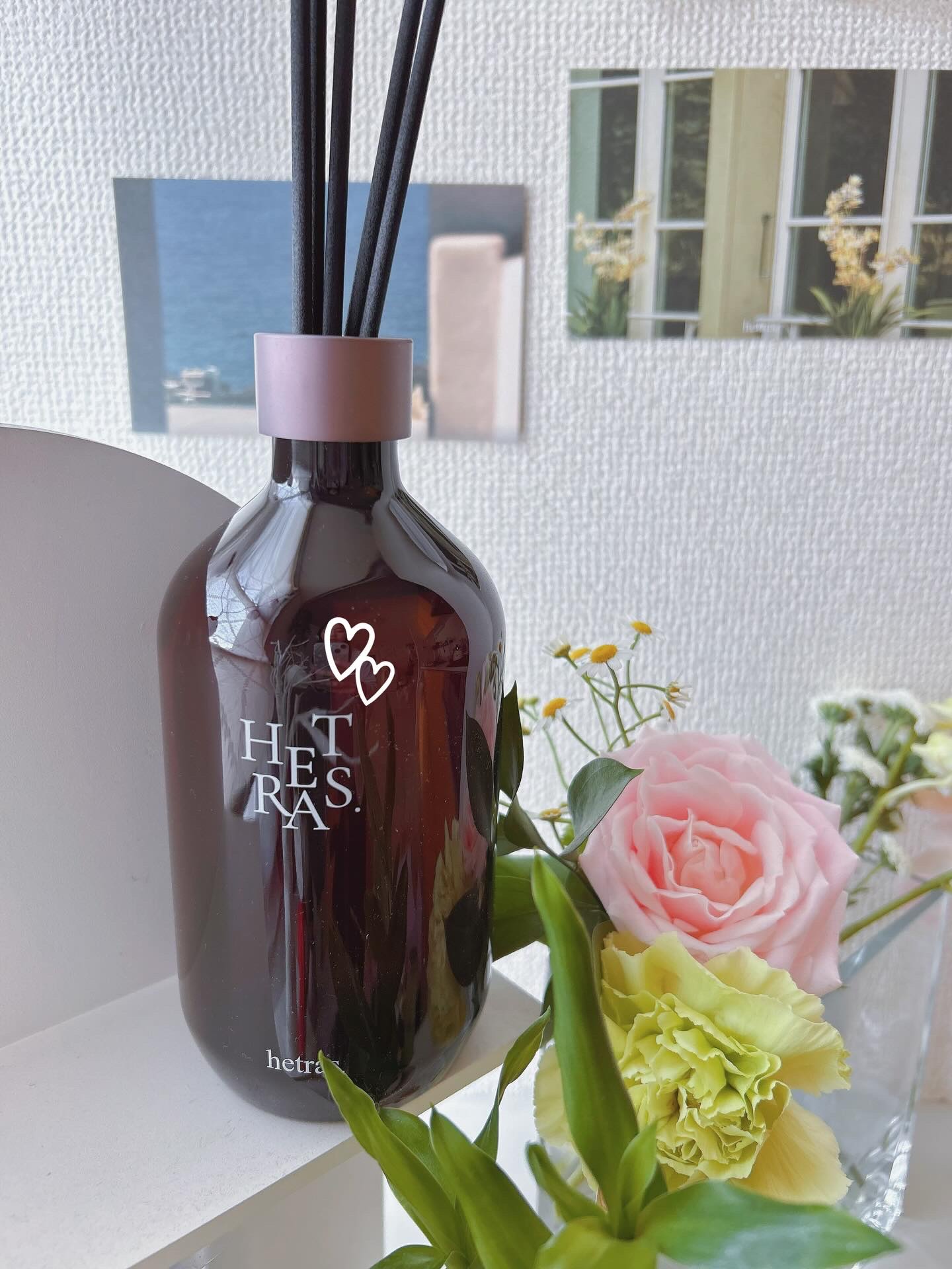 ＠hetras.official.jp
ヘトラス
プレミアム大容量ディフューザー🌿

もうお馴染み、愛用しまくりのヘトラスシリーズ！
2つで¥3,500（税込）とお求めやすいのに
おしゃれで長い時間使えるのも魅力的🎯
おしゃれな美容室に