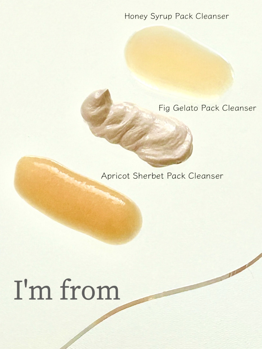 フィグジェラートパッククレンザー/I'm from/洗顔フォームを使ったクチコミ（2枚目）