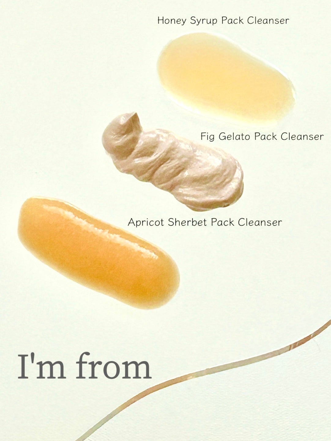 フィグジェラートパッククレンザー/I'm from/洗顔フォームを使ったクチコミ(2枚目)