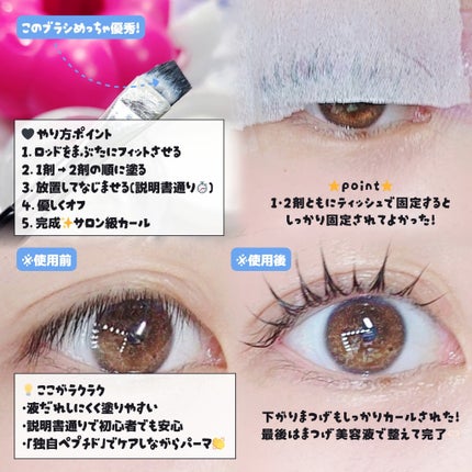 イージーアイラッシュリフトキット/COSNORI/その他キットセットを使ったクチコミ(3枚目)