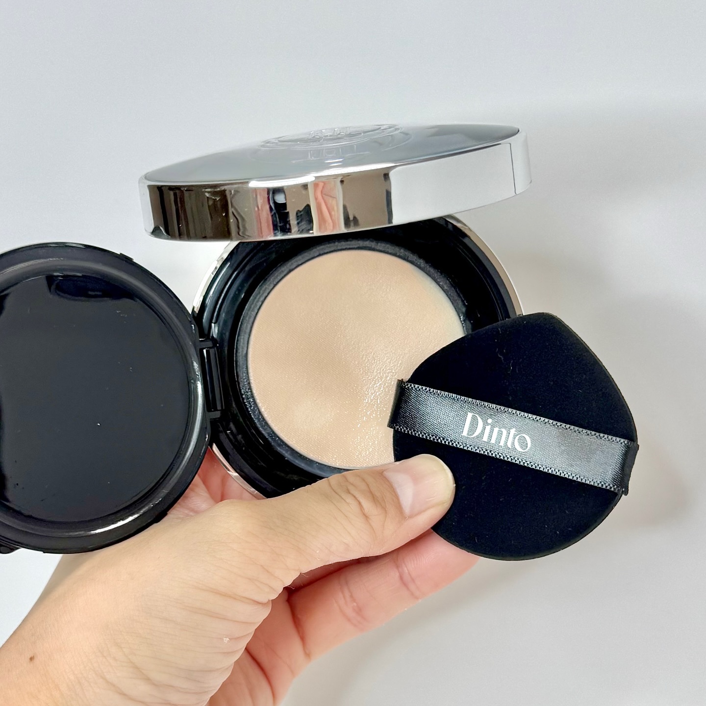 ブラーグローイクッション/Dinto/クッションファンデーションを使ったクチコミ（2枚目）