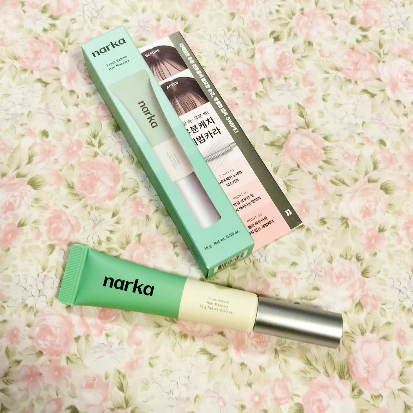 フレッシュセバムヘアマスカラ/narka/その他スタイリングを使ったクチコミ(1枚目)