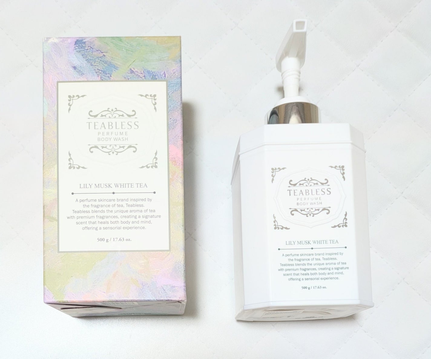 パフュームボディソープ リリィムスクホワイトティー/TEABLESS/ボディソープを使ったクチコミ(2枚目)