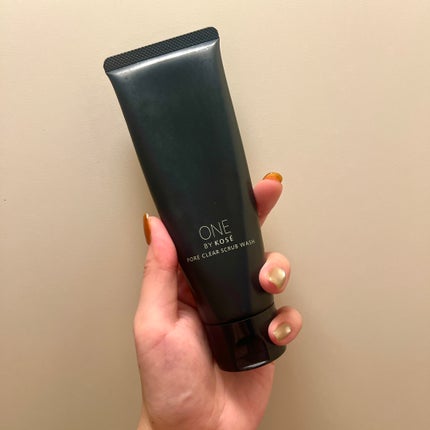 ポアクリア スクラブ ウォッシュ/ONE BY KOSE/洗顔フォームを使ったクチコミ(1枚目)