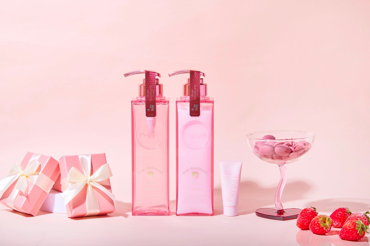 プルント ヴェーリング ペアセット ルビーチョコレート/Purunt./シャンプー・コンディショナーを使ったクチコミ(1枚目)