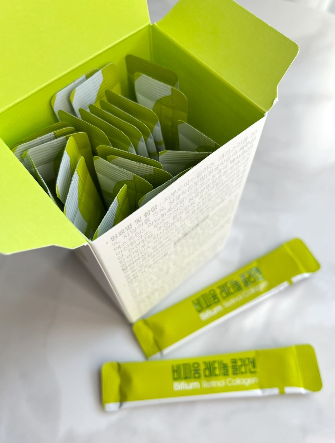 ビフィウム レチノールコラーゲン/LG生活庭園/美容サプリメントを使ったクチコミ（3枚目）