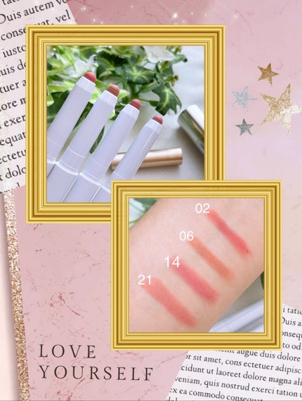 ドットオンムードリップペンシル/Heart Percent/リップライナーを使ったクチコミ(3枚目)